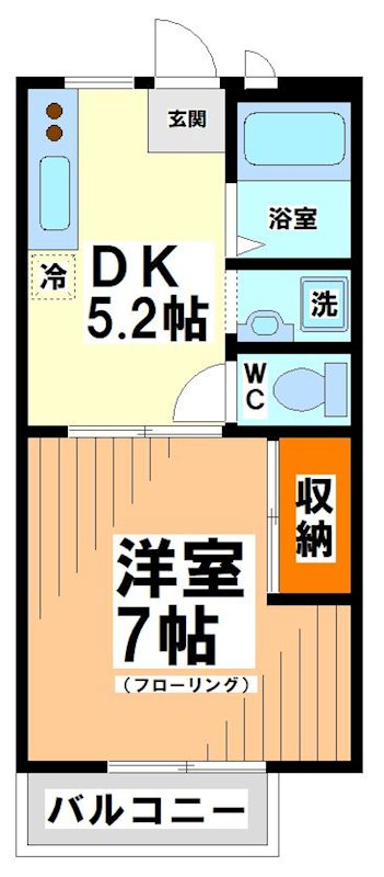 キュテーラ北沢  間取り図