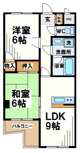 ブライトヒルズ調布  間取り図