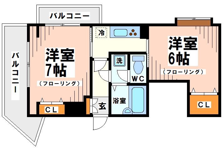 クレストコート上祖師谷 間取り