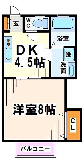 ペルテ南 間取り図