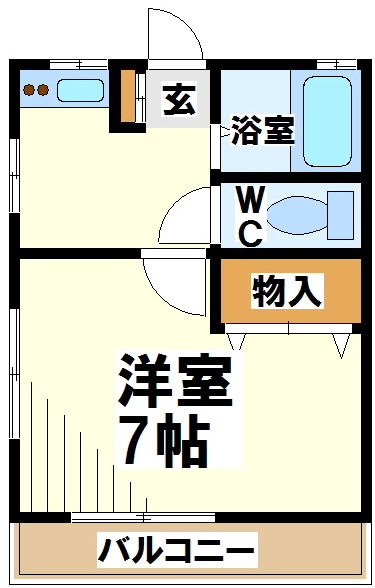 ラボンエトワール   間取り