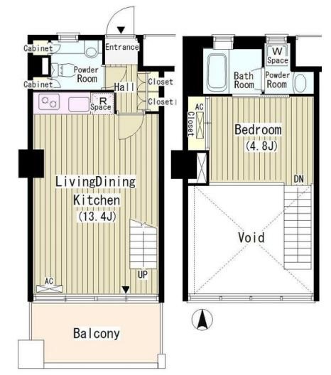 ロカテラーザ  間取り図