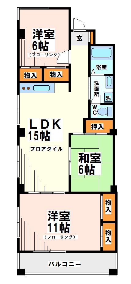 ストークマンション烏山  間取り図