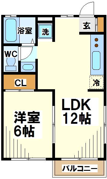 ハイツHIRO   間取り