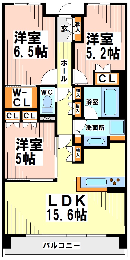 ザ・パークハウス千歳烏山グローリオエアリーコート 間取り図