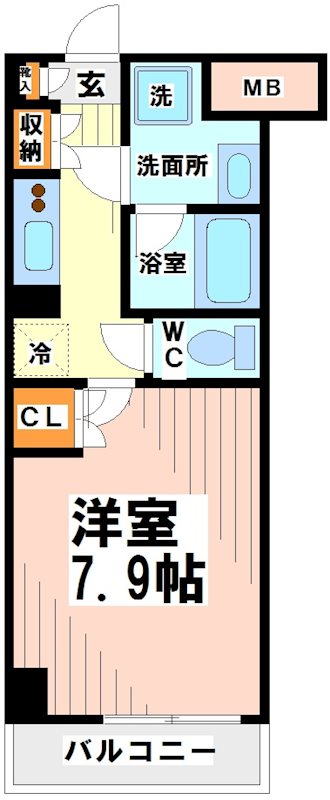 プレール・ドゥーク千歳烏山 間取り