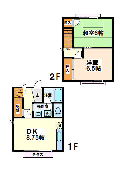 金子メゾネット 間取り図