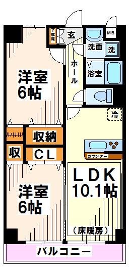 フレイグラント　オリーブ 間取り