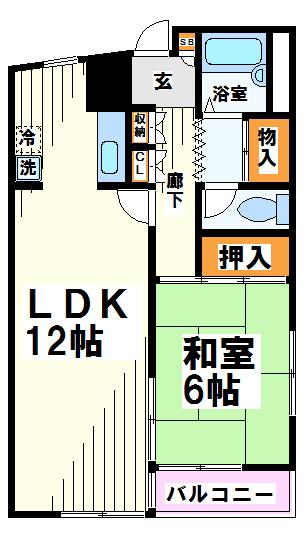 サンテルモ市村 間取り図