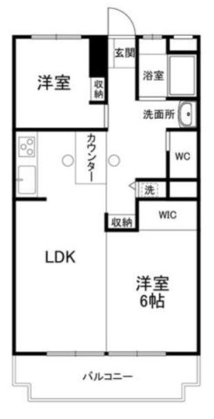 OnCo千歳烏山 間取り