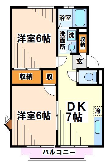 CASA MIA（カーサ　ミア） 間取り図