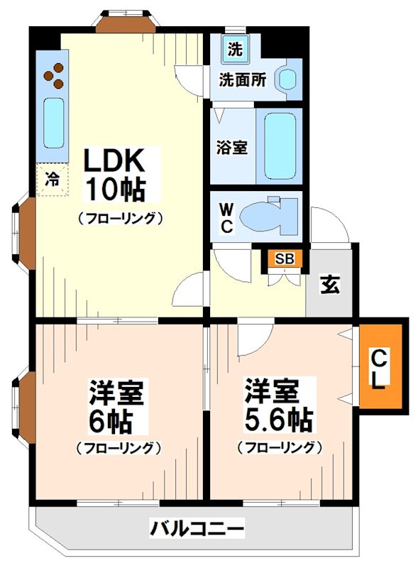 アリビラⅡ 間取り図