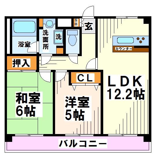 アヴニール小澤　当社管理物件 間取り