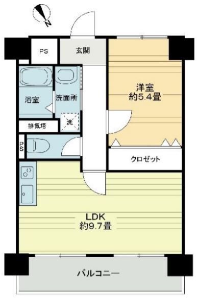 高井戸永谷マンション 間取り図