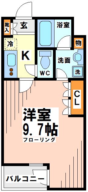 ゼルコバ上高井戸 間取り図