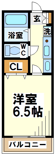 ユニバースゲイト 間取り図