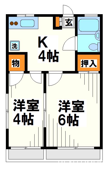 長谷川荘  間取り