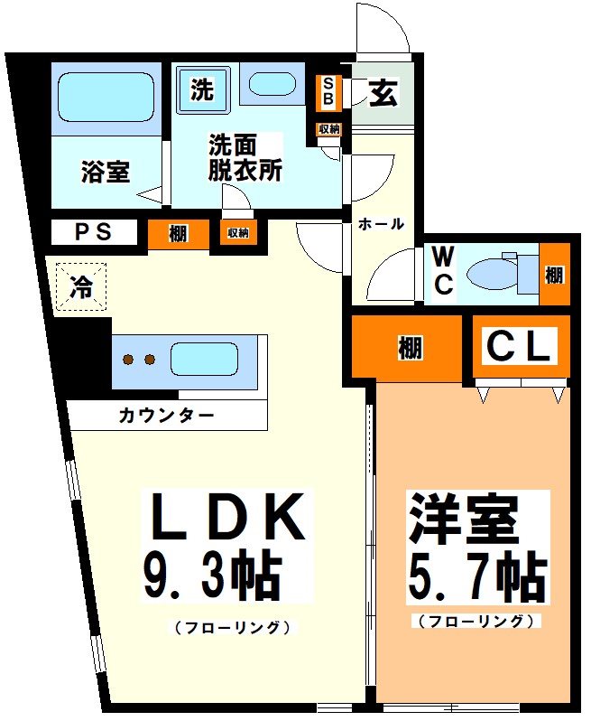 quador世田谷芦花公園 間取り図