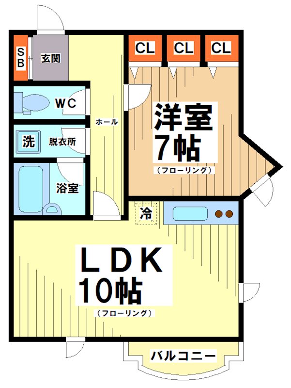 ベルエール加藤 間取り図