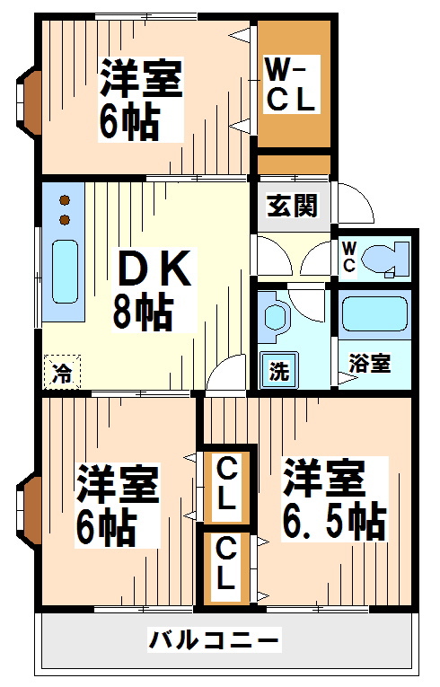 ハウス池亀6号館 間取り