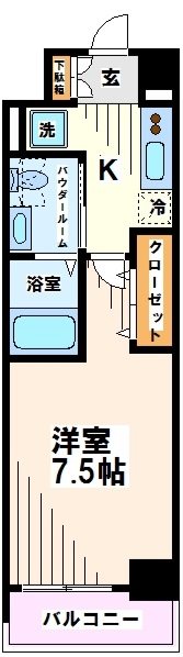 プラウドフラット仙川 間取り