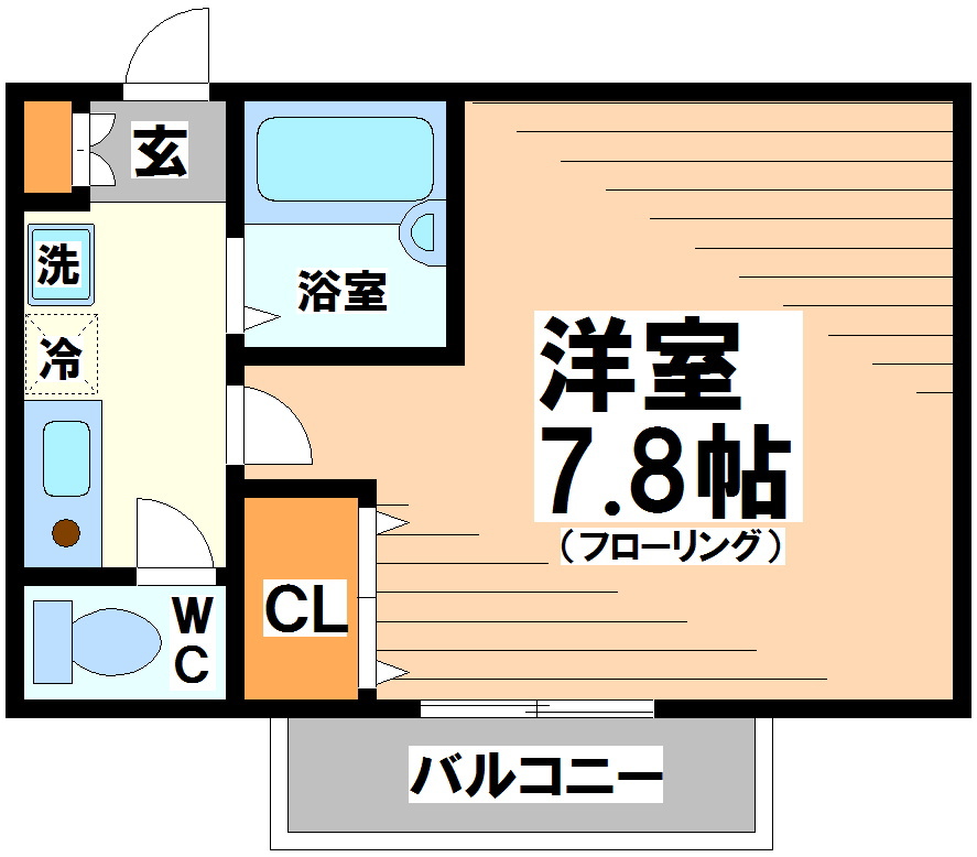 トレビュー松原 間取り図