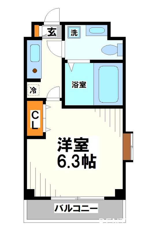 レスポワール多摩川  間取り図