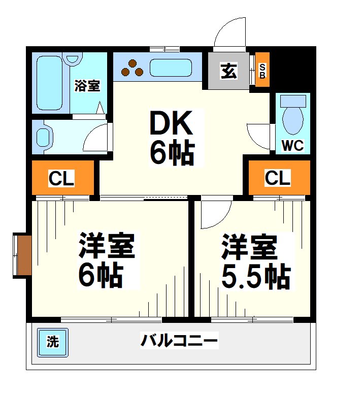 ハウス坂の下 間取り