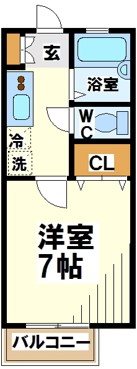 ハウジングコート東長沼 間取り図