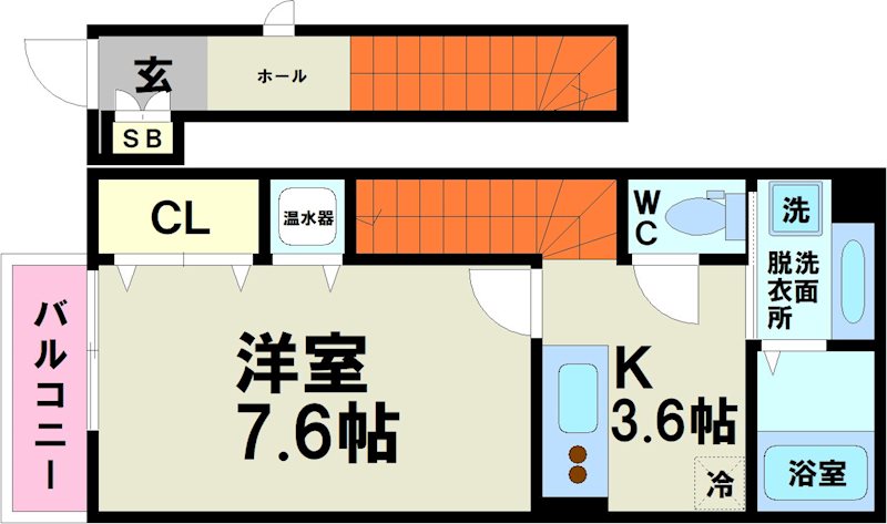 アミティエ本町 間取り図