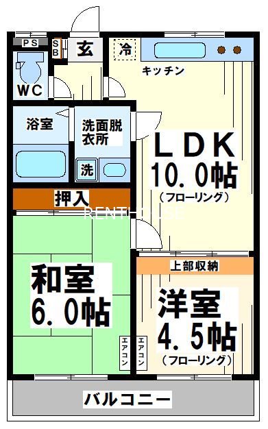 ピュアハイム国領  間取り図