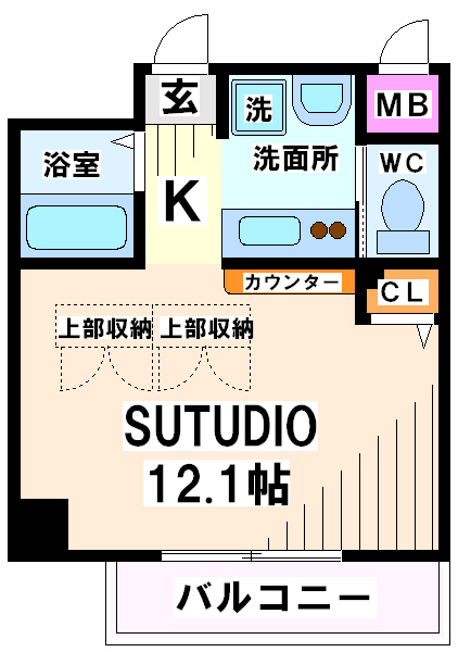 エステムプラザ世田谷千歳烏山 間取り図