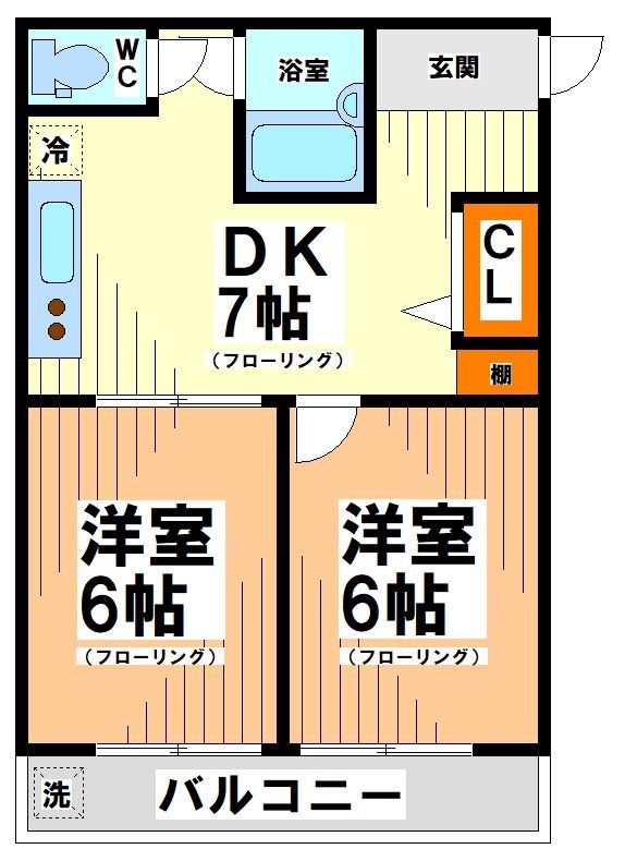 富士見マンション 間取り図