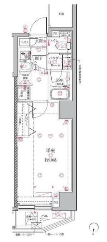 クレイシアIDZ芦花公園 間取り