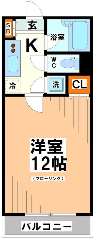 パレステュディオ笹塚 間取り