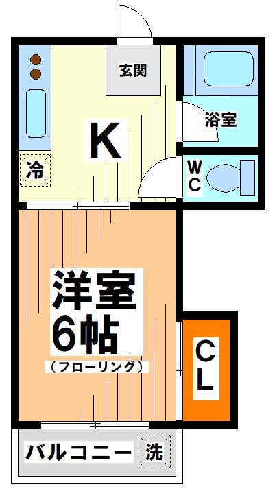 ハイツ小林  間取り図