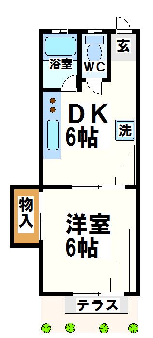 青雲荘  間取り