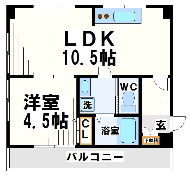 京王ハイツ　 間取り図