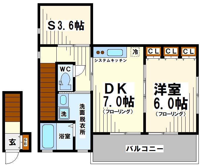 M's Op_1 （エムズ オーパスワン） -弊社管理物件- 間取り