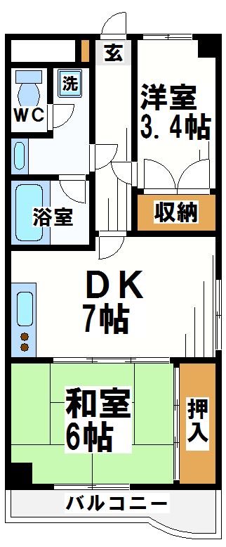 ベルエア調布　 間取り