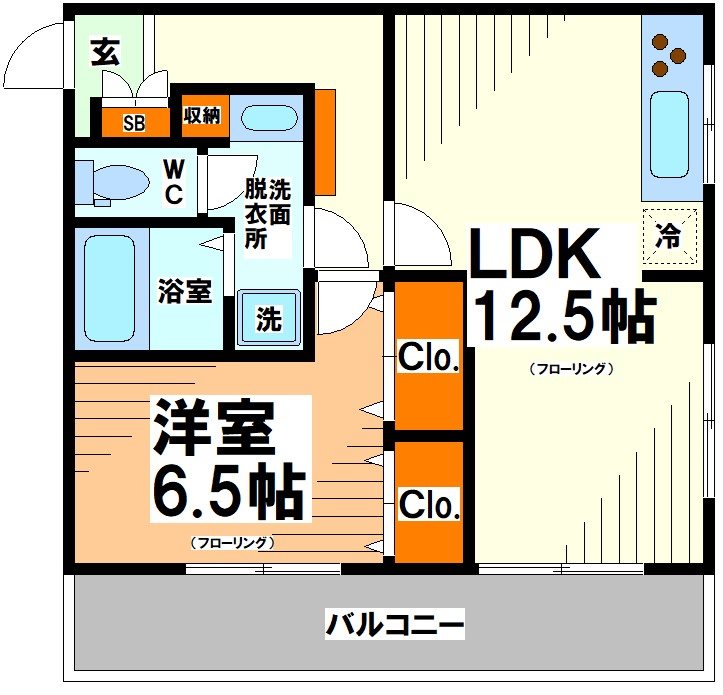 ビューパレス南台  間取り