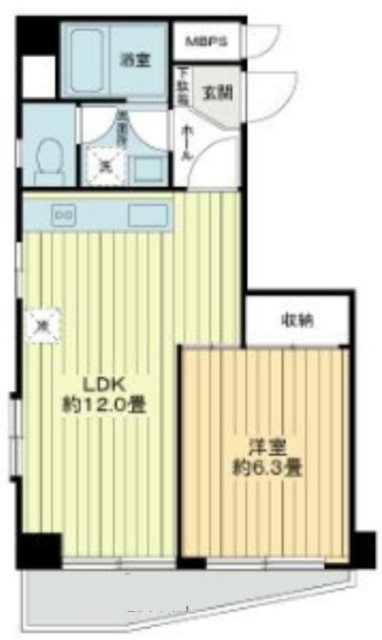 シルバーパレス代田橋   間取り図