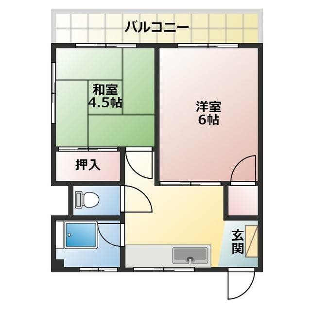 メゾンド多磨  間取り