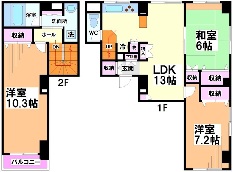 ANNEX桜上水【当店専任物件】 間取り