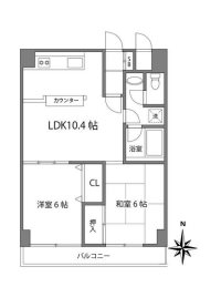 ハイムカミヨ   間取り図