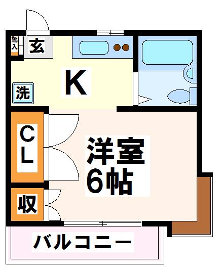 サンハイム府中  間取り