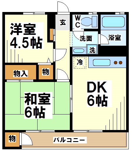 エムズフラット   間取り