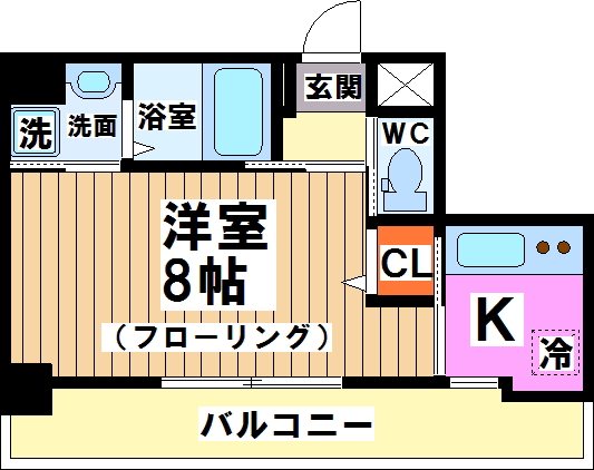 アルバーダK  間取り図