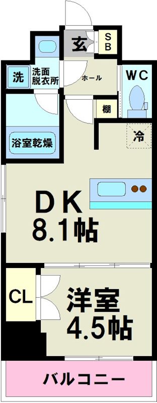 アークマーク渋谷初台 間取り図