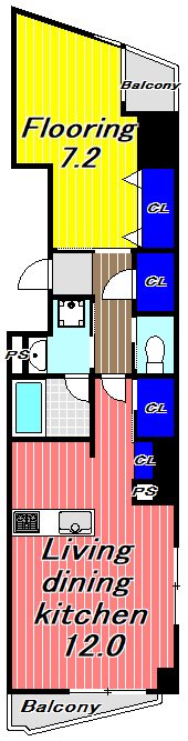 ZOOM渋谷笹塚 間取り図